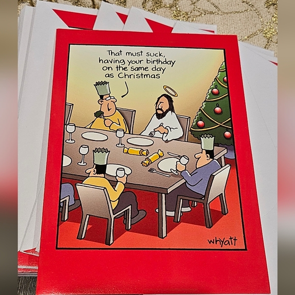 Jesus Funny 🎄 Christmas Cards (16pcs.) - Picture 2 of 4